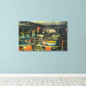 The 21 Club Casino, Hotel Last Frontier Canvas Afdruk (Insitu (Houten vloer))