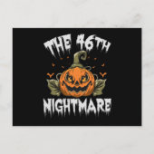 The 46th Nightmare Funny Spokky Halloween Politics Briefkaart (Voorkant)