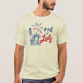 The 4th Jully is a great day T-shirt (Voorkant)