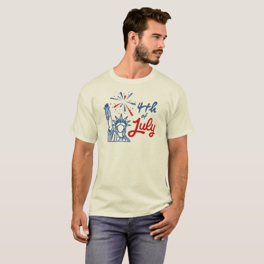 The 4th Jully is a great day T-shirt (Voorkant volledig)