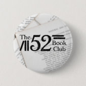 The 52 Book Club Ronde Button 5,7 Cm (Voorkant)