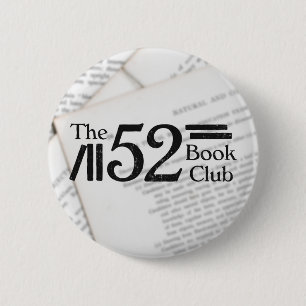 The 52 Book Club Ronde Button 5,7 Cm