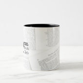 The 52 Book Club Tweekleurige Koffiemok (Center)