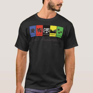The 5 cycling monuments t-shirt