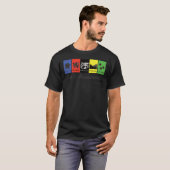 The 5 cycling monuments t-shirt (Voorkant volledig)