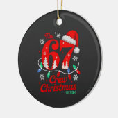 The 67 Christmas Crew Edition Six Seven Brainrot   Keramisch Ornament (Links)