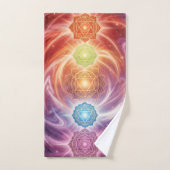 The 7 Chakras´10 Bad Handdoek (Handdoek)