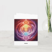 The 7 Chakras´10 Feestdagen Kaart (Achterkant)