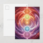 The 7 Chakras´10 Feestdagenkaart (Voorkant / Achterkant)