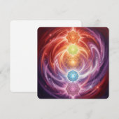 The 7 Chakras´10 Feestdagenkaart (Voorkant / Achterkant)