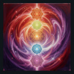 The 7 Chakras´10 Perfect Poster<br><div class="desc">The 7 chakras are energy centers aligned along the spine that influence different areas of life — from safety and creativity to confidence,  love,  communication,  intuition,  and spirituality. When balanced,  they support harmony,  inner strength,  and overall well-being.</div>