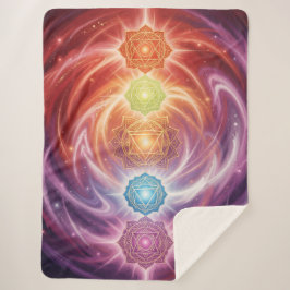 The 7 Chakras´10 Sherpa Deken