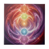 The 7 Chakras´10 Tegeltje (Voorkant)