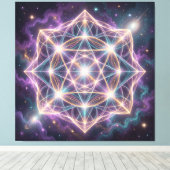 The 7 Chakras´11 Canvas Afdruk (Insitu (Houten vloer))