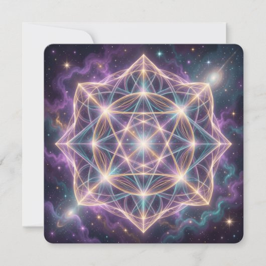 The 7 Chakras´11 Feestdagenkaart (Voorkant)