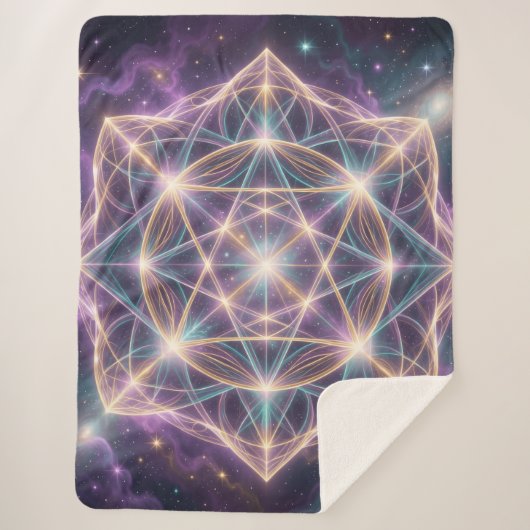 The 7 Chakras´11 Sherpa Deken (Voorkant)