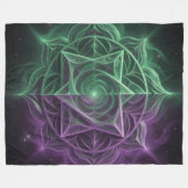 The 7 Chakras´1 Fleece Deken (Voorkant (Horizontaal))