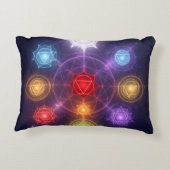 The 7 Chakras´3 Accent Kussen (Achterkant)