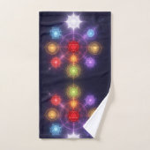 The 7 Chakras´3 Bad Handdoek (Handdoek)