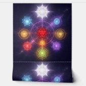 The 7 Chakras´3 Behang (Afrollen)