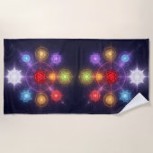 The 7 Chakras´3 Strandlaken (Voorkant)