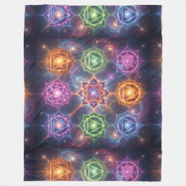 The 7 Chakras´6 Fleece Deken
