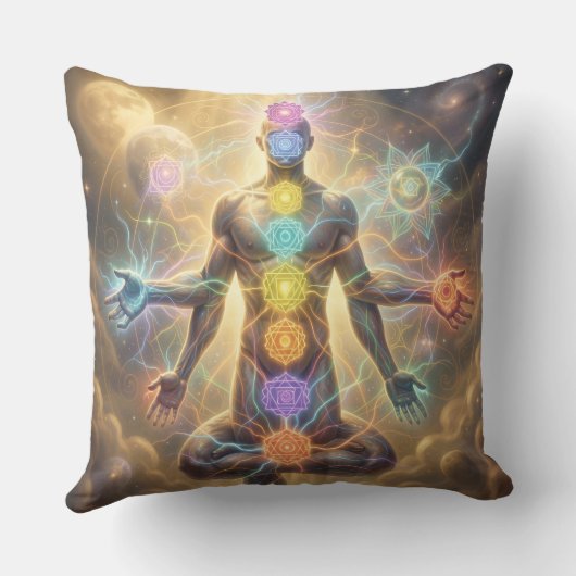 The 7 Chakras´7 Kussen (Achterkant)