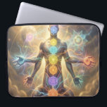 The 7 Chakras´7 Laptop Sleeve<br><div class="desc">The 7 chakras are energy centers aligned along the spine that influence different areas of life — from safety and creativity to confidence,  love,  communication,  intuition,  and spirituality. When balanced,  they support harmony,  inner strength,  and overall well-being.</div>