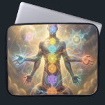 The 7 Chakras´7 Laptop Sleeve<br><div class="desc">The 7 chakras are energy centers aligned along the spine that influence different areas of life — from safety and creativity to confidence,  love,  communication,  intuition,  and spirituality. When balanced,  they support harmony,  inner strength,  and overall well-being.</div>
