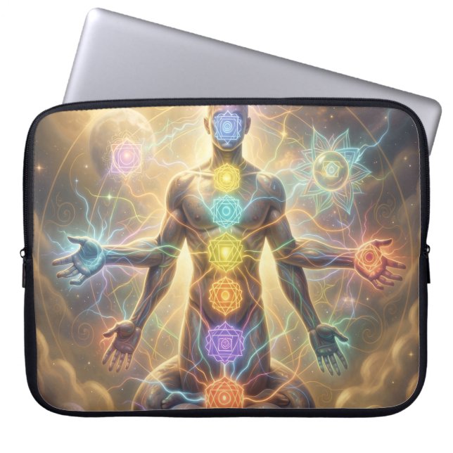 The 7 Chakras´7 Laptop Sleeve (Voorkant)