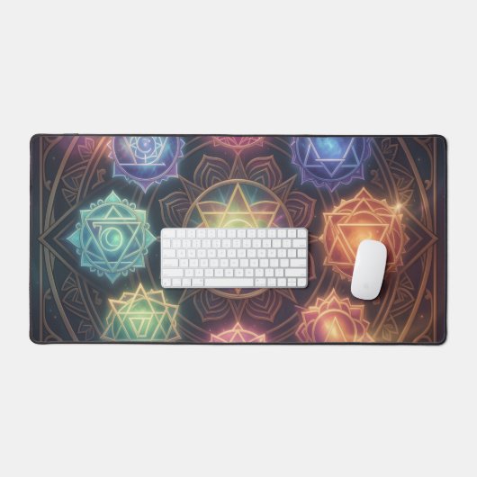 The 7 Chakras´8 Bureaumat (Keyboard & Muis)