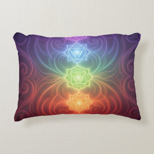 The 7 Chakras´9 Accent Kussen (Voorkant)