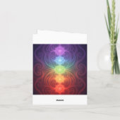 The 7 Chakras´9 Feestdagen Kaart (Achterkant)