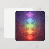 The 7 Chakras´9 Feestdagenkaart (Voorkant / Achterkant)