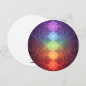 The 7 Chakras´9 Feestdagenkaart (Voorkant / Achterkant)