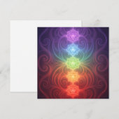 The 7 Chakras´9 Feestdagenkaart (Voorkant / Achterkant)