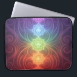 The 7 Chakras´9 Laptop Sleeve<br><div class="desc">The 7 chakras are energy centers aligned along the spine that influence different areas of life — from safety and creativity to confidence,  love,  communication,  intuition,  and spirituality. When balanced,  they support harmony,  inner strength,  and overall well-being.</div>