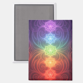 The 7 Chakras´9 Magneet