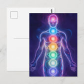 The 7 Chakras Briefkaart (Voorkant / Achterkant)