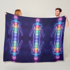 The 7 Chakras Fleece Deken
