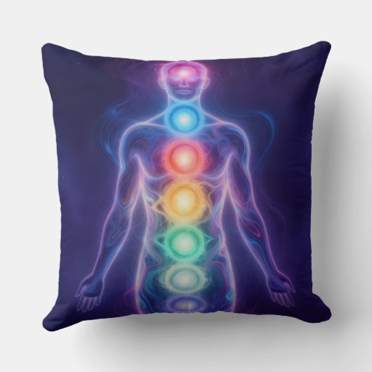  The 7 Chakras Kussen (Achterkant)