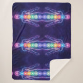 The 7 Chakras Sherpa Deken (Voorkant)