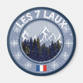 The 7 Laux Ski Station Magneet (Voorkant)