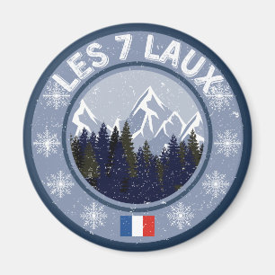The 7 Laux Ski Station Magneet