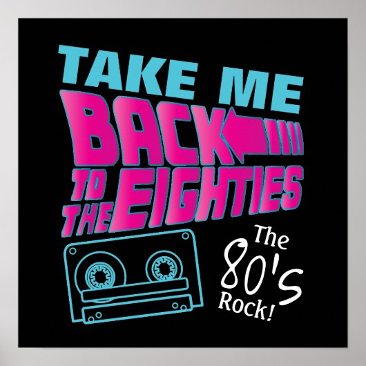 The 80's Rock Poster (Voorkant)