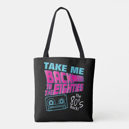 The 80's Rock Tote Bag (Achterkant)