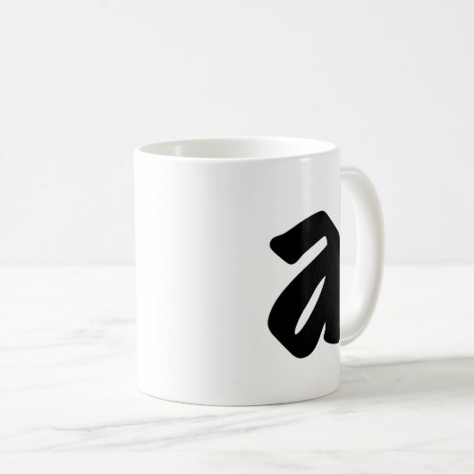 The "A" Mug Koffiemok (Voorkant rechts)