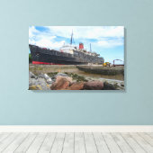 The Abandoned TSS Duke of Lancaster Ship Canvas Afdruk (Insitu (Houten vloer))