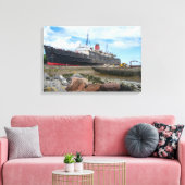 The Abandoned TSS Duke of Lancaster Ship Canvas Afdruk (Insitu (Woonkamer))