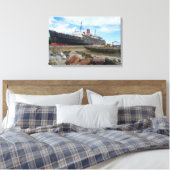 The Abandoned TSS Duke of Lancaster Ship Canvas Afdruk (Insitu (Slaapkamer))
